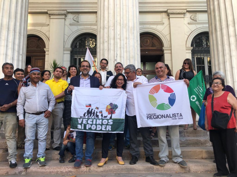 “Vecinos al Poder” ingresan al partido Federación Regionalista Verde