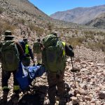 "Rescate del cuerpo momificado en cordillera de Alto del Carmen"